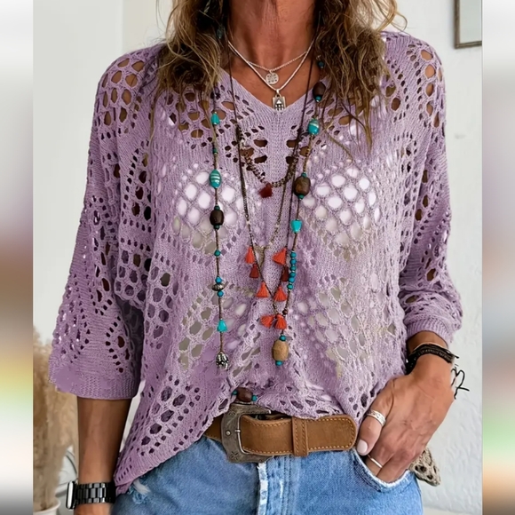 Bohemian Style Sweater - Picture 2 of 3